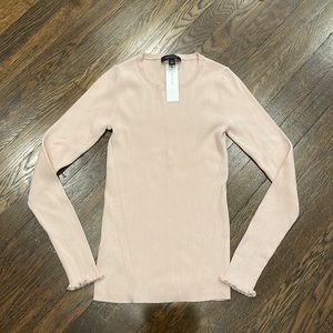 Ann Taylor Pale Pink Light-Weight Sweater